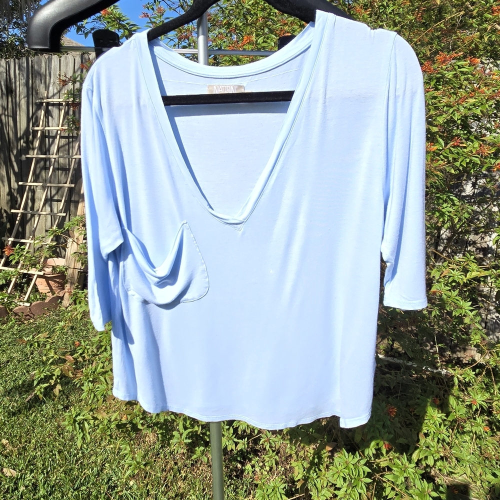 Nation LTD t shirt Blue O/S